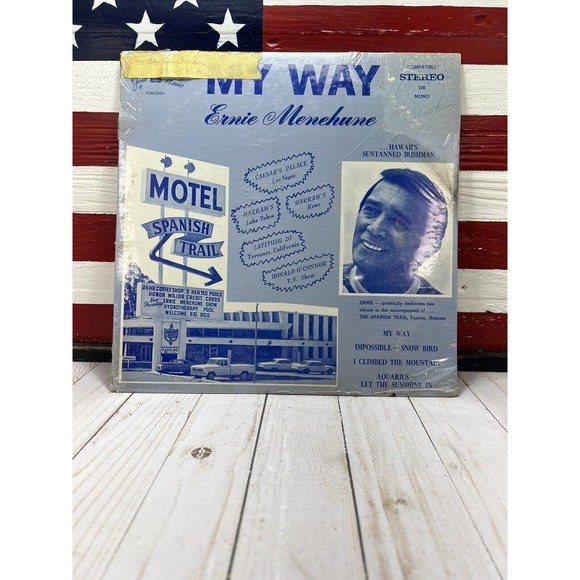 Vintage SEALED & AUTOGRAPHED Ernie Menehune LP My Way TUCSON Old Spanish Trail - Picture 8 of 8